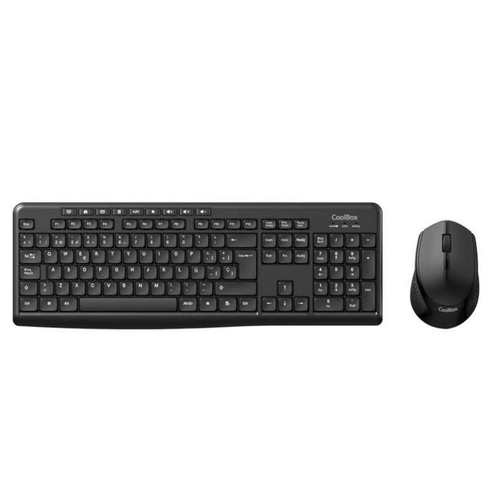 COOLBOX Kit inalambrico multimedia de teclado y raton 12