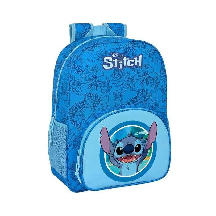 Mochila Escolar Stitch Azul 33 x 42 x 14 cm Mochila Escolar Stitch Azul 33 x 42 x 14 cm