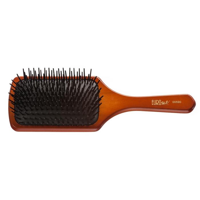 EUROSTIL Goma rectangular cepillo púa plástico para mujer EUROSTIL Goma rectangular cepillo púa plástico para mujer