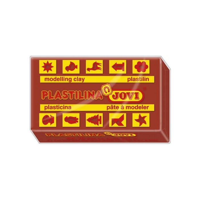 Jovi Plastilina School Caja 30 Pastillas 50 gr Marrón