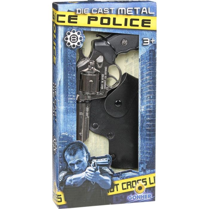 Pistola Policia 8 Tiros Con Cartuchera 433/0 Gonher 2 Pistola Policia 8 Tiros Con Cartuchera 433/0 Gonher 2