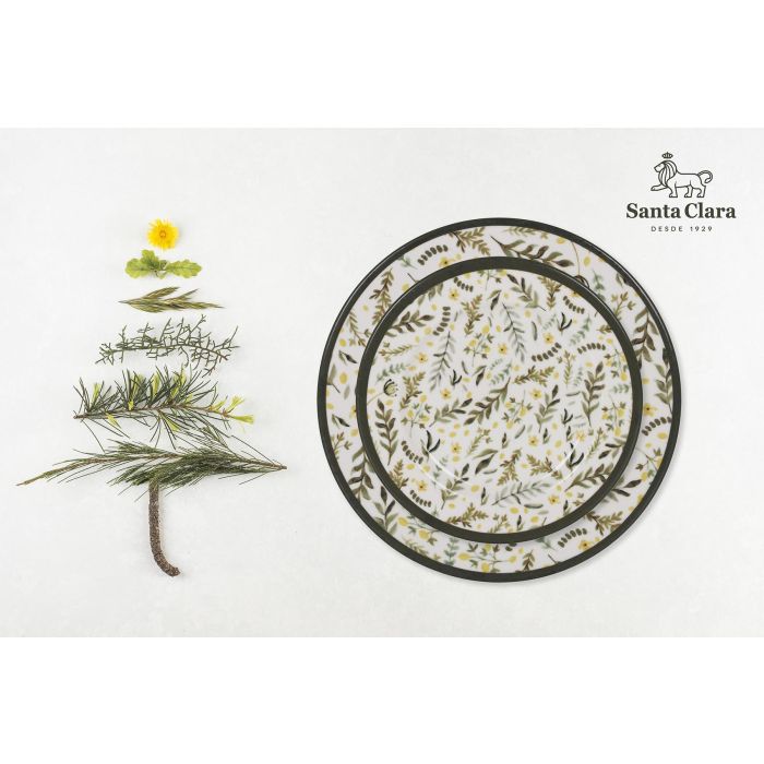 Vajilla Santa Clara Castroverde 12Pcs - Stoneware Vitrificado, Resistente, Apto Lavavajillas y Microondas (2 Unidades) 8 Vajilla Santa Clara Castroverde 12Pcs - Stoneware Vitrificado, Resistente, Apto Lavavajillas y Microondas (2 Unidades) 8