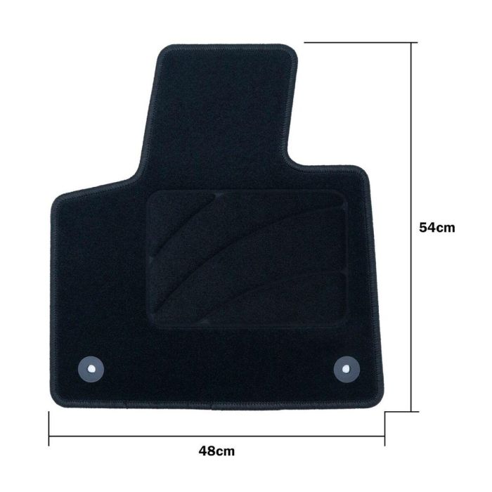 Set de Alfombrillas para Coche OCC Motorsport OCCPG0031BL 3 Set de Alfombrillas para Coche OCC Motorsport OCCPG0031BL 3