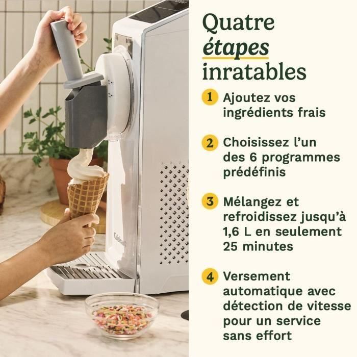 Máquina para hacer helados y granizados CUISINART - ICE200E - Capacidad de 1,6 L - 170 W 2