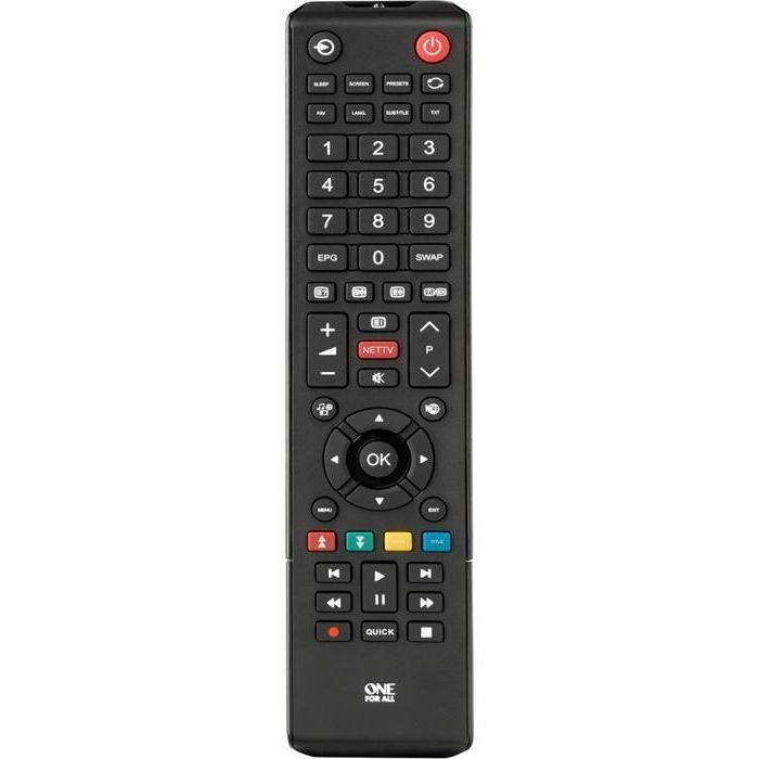 Mando a distancia ONE FOR ALL URC1919 para cualquier televisor Toshiba - Negro Mando a distancia ONE FOR ALL URC1919 para cualquier televisor Toshiba - Negro
