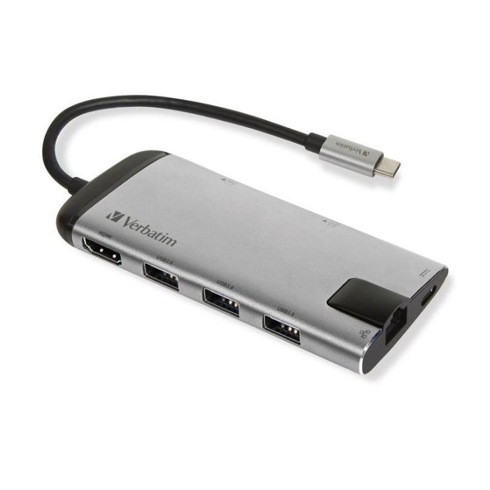 Verbatim USB-C, 3 x USB 3.0, HDMI, SD/microSD, RJ-45, 3 Aa, 15 cm, 5 - 20 V, 70 g, 117.7 x 50 x 15.3 mm Verbatim USB-C, 3 x USB 3.0, HDMI, SD/microSD, RJ-45, 3 Aa, 15 cm, 5 - 20 V, 70 g, 117.7 x 50 x 15.3 mm