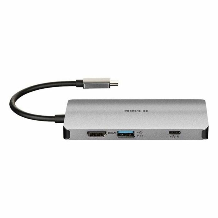 Hub USB C D-Link DUB-M810 Plateado 2 Hub USB C D-Link DUB-M810 Plateado 2