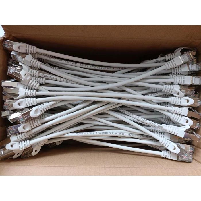 Equip Patchkabel Cat6 100x/set S/FTP 2xRJ45 0.25m ws LSZ 2
