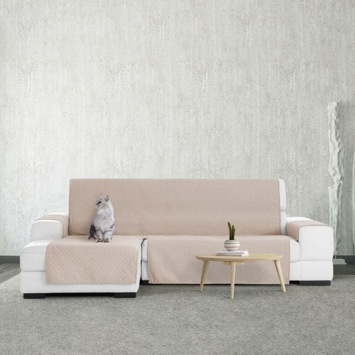 Funda para chaise longue de brazo corto izquierdo Eysa SILVER Beige 100 x 110 x 290 cm 4