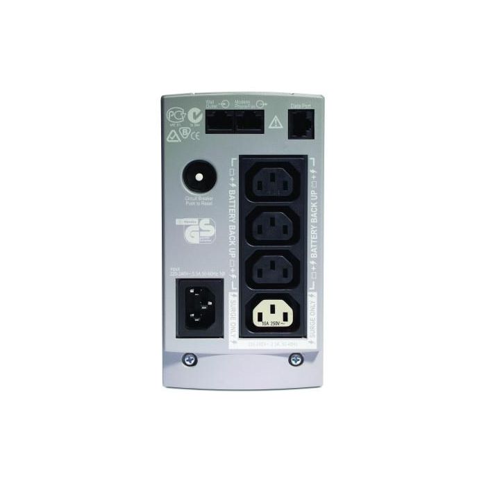 APC Back-UPS sistema de alimentación ininterrumpida (UPS) En espera (Fuera de línea) o Standby (Offline) 0,35 kVA 210 W 4 salidas AC 1 APC Back-UPS sistema de alimentación ininterrumpida (UPS) En espera (Fuera de línea) o Standby (Offline) 0,35 kVA 210 W 4 salidas AC 1