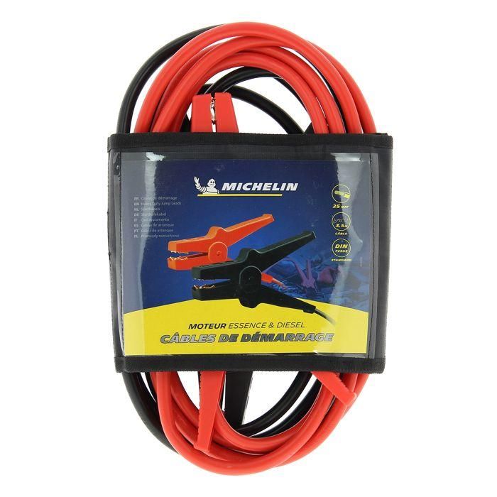 Cables de arranque - MICHELIN - 9513 - sección 25mm² - longitud 3m 1 Cables de arranque - MICHELIN - 9513 - sección 25mm² - longitud 3m 1