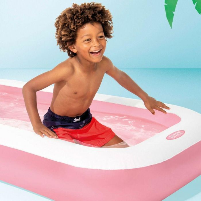 Piscina Hinchable para Niños Intex Isla 90 L 167 x 26 x 101 cm Blanco Rosa (6 Unidades) 2