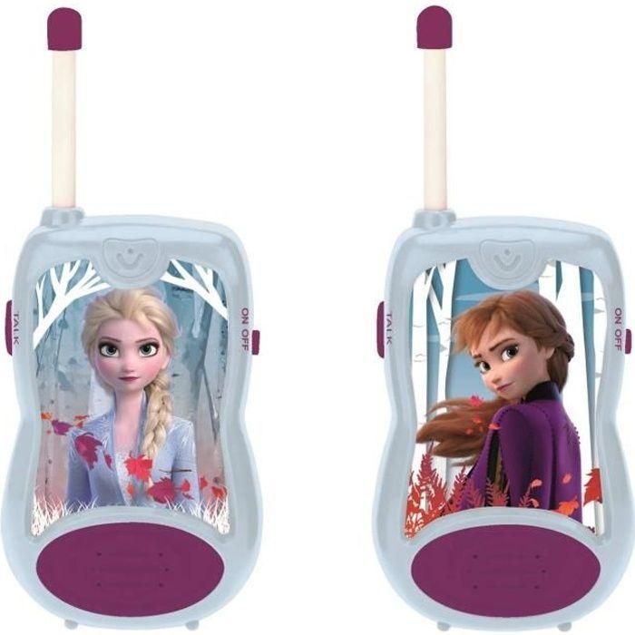 Lexibook Tw12Fz Walkie Talkies Disney Frozen con Alcance de 2 km para Niños +3 Años y Pinza de Cinturón Lexibook Tw12Fz Walkie Talkies Disney Frozen con Alcance de 2 km para Niños +3 Años y Pinza de Cinturón