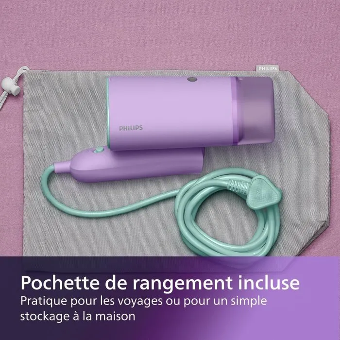 Philips Vaporizador de mano Serie 3000 STH3010/70, 1000W, 20 g/min vapor, listo en 30 segundos 3