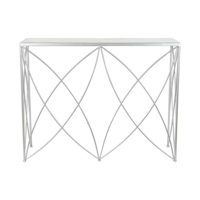 Consola Chic DKD Home Decor Plateado Blanco 33 x 78 x 100 cm 2