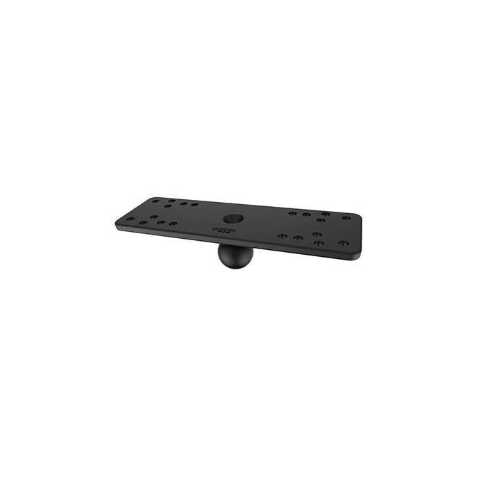 RAM Mounts RAM-B-111B Soporte Universal Bola de Goma 1" Base Rectangular para Electrónica Marina GPS CB Radio Gimbal