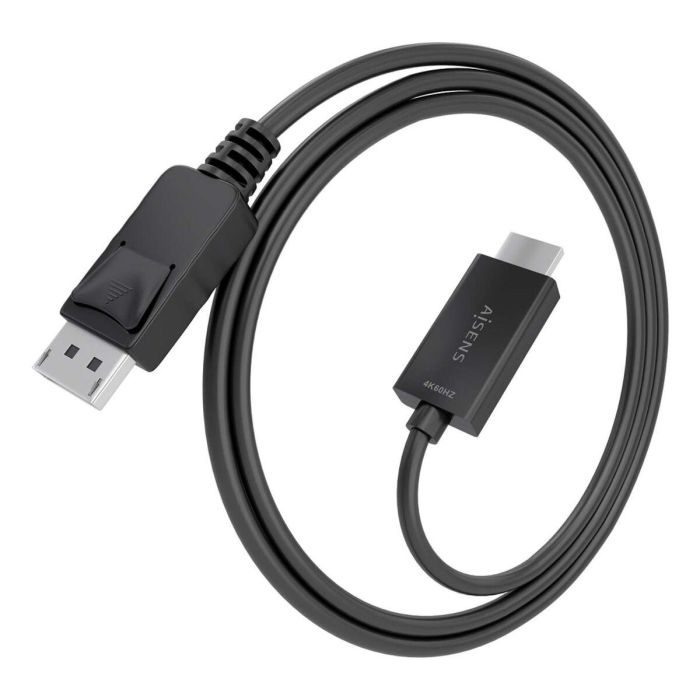 AISENS - CABLE CONVERSOR DISPLAYPORT A HDMI 4K@60HZ, DP/M-HDMI/M, NEGRO, 1.5M 4 AISENS - CABLE CONVERSOR DISPLAYPORT A HDMI 4K@60HZ, DP/M-HDMI/M, NEGRO, 1.5M 4