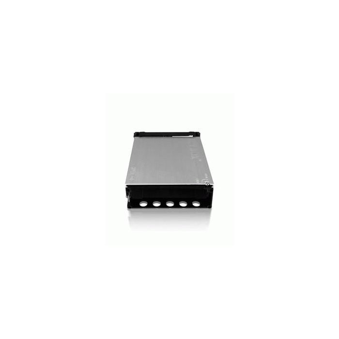 ICY BOX IB-138SK - Panel de instalación Hot-Swap de Aluminio y Plástico, Negro, para 1 HDD 2