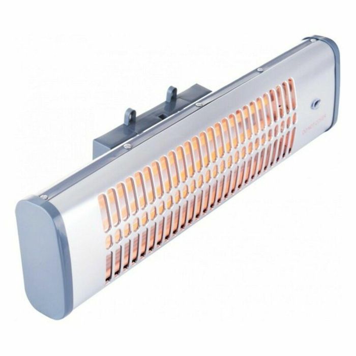 Calefactor Eléctrico de Cuarzo Haeger BH-120.003A Plateado 1200 W 1 Calefactor Eléctrico de Cuarzo Haeger BH-120.003A Plateado 1200 W 1