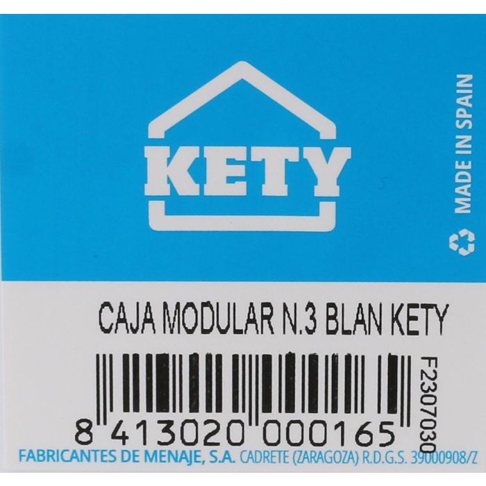 Caja de Ordenación Modular Kety 22.5 x 8 x 5.3 cm (24 Unidades) 1 Caja de Ordenación Modular Kety 22.5 x 8 x 5.3 cm (24 Unidades) 1