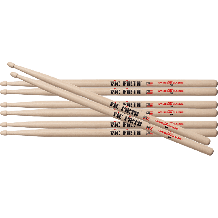 Baquetas Vf American Classic® 5B (Pack 3 +1) 1 Baquetas Vf American Classic® 5B (Pack 3 +1) 1