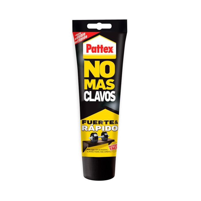Pattex No más clavos - Adhesivo de montaje extra fuerte 250 g para madera, metal, vidrio y más 0 Pattex No más clavos - Adhesivo de montaje extra fuerte 250 g para madera, metal, vidrio y más 0