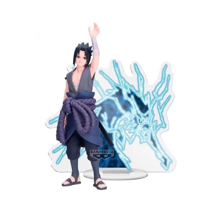 Banpresto Figura Naruto Shippuden Sasuke Uchiha Panel Spectacle Lightning From Heaven 13cm Coleccionable