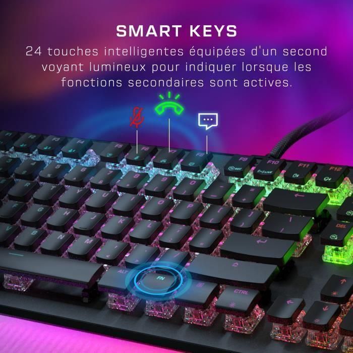 Teclado óptico y mecánico para juegos de PC - TURTLE BEACH - Vulcan II Max - Negro 5 Teclado óptico y mecánico para juegos de PC - TURTLE BEACH - Vulcan II Max - Negro 5
