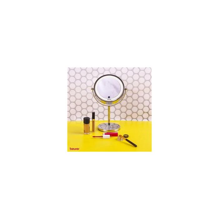 Beurer BS-55 Espejo Cosmético con Luz LED, 7 Aumentos, Cromado - Ideal para Maquillaje 4 Beurer BS-55 Espejo Cosmético con Luz LED, 7 Aumentos, Cromado - Ideal para Maquillaje 4