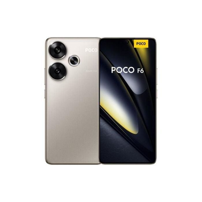 Smartphone Xiaomi POCO F6 6,67" Octa Core 8 GB RAM 256 GB Titanio Smartphone Xiaomi POCO F6 6,67" Octa Core 8 GB RAM 256 GB Titanio