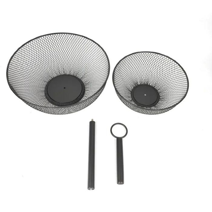 Cesta de metal frutero doble 31x31x41 cm - Confortime (4 Unidades) 5 Cesta de metal frutero doble 31x31x41 cm - Confortime (4 Unidades) 5