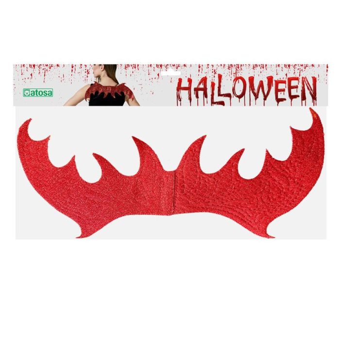 Alas Rojas Brillantes De Diablesa Halloween Mujer Adulto 1