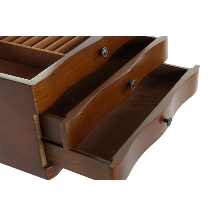 DKD Home Decor Joyero Marron 18 x 16 x 27 cm 3