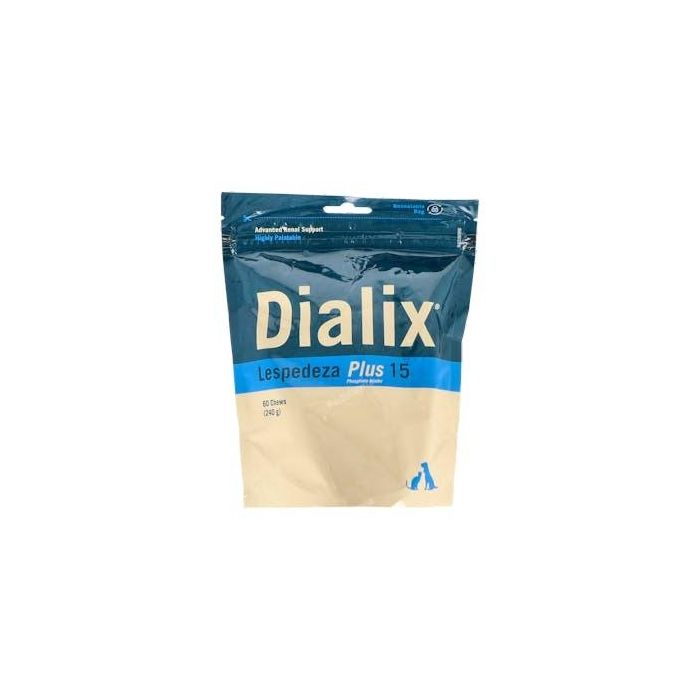 Vetnova Dialix Lespedeza Plus 15 - 60 Chews para Función Renal, con Lespedeza Capitata