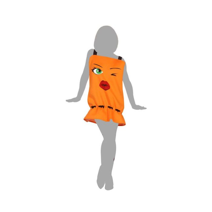 Disfraz de Botella de Butano para Mujer Adulto - Temática Broma, Vestido Naranja de Polyester 2 Disfraz de Botella de Butano para Mujer Adulto - Temática Broma, Vestido Naranja de Polyester 2