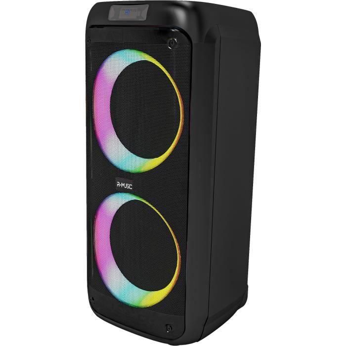 Altavoz inalámbrico de alta potencia - R-MUSIC - Party Boost M - Bluetooth 5.3 - Negro 2