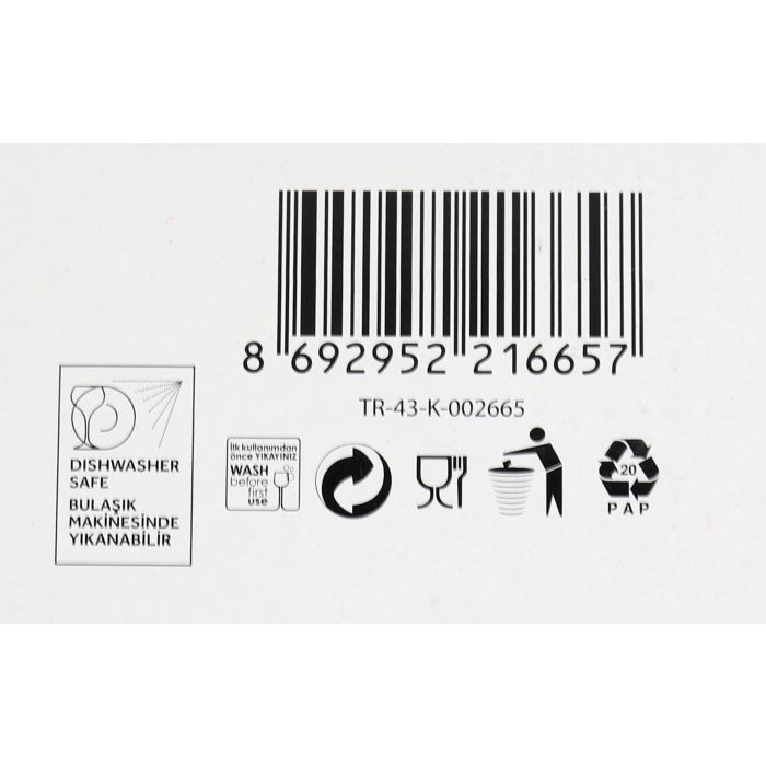 Lav Set 6 Vasos Terra 475Cc 8,6x10,9x8,6Cm (8 Cajas)