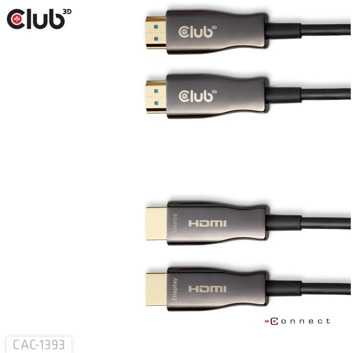 Club3D HDMI-Kabel A -> A 2.1 aktiv opt. 8K60Hz UHD 50 Meter retail 8 Club3D HDMI-Kabel A -> A 2.1 aktiv opt. 8K60Hz UHD 50 Meter retail 8
