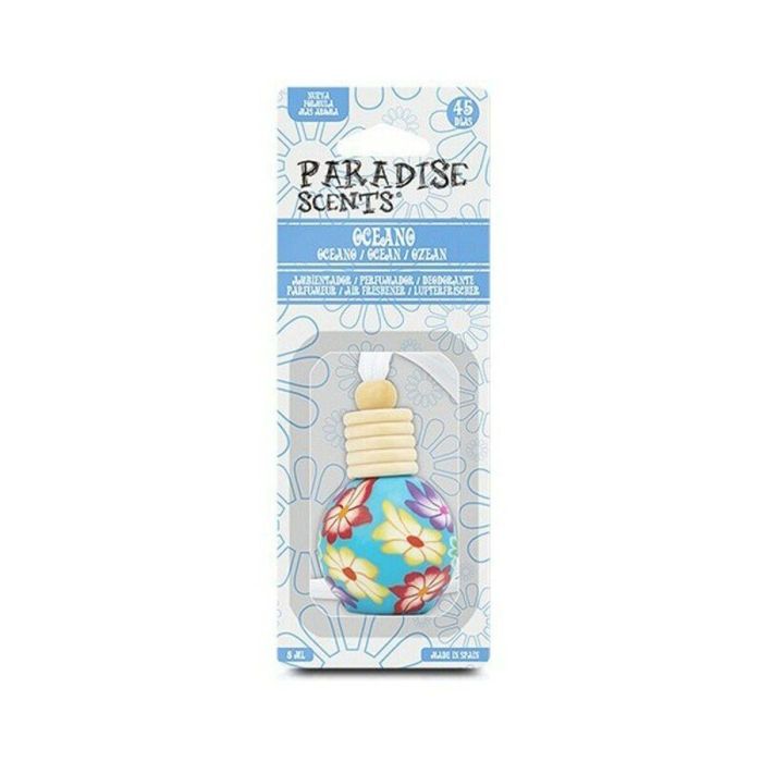 Abc PER80214 Perfumador de Ambiente Flower Océano para Hogar - Botella Cerámica 8 ml, Diseño Floral, Larga Duración hasta 45 Días