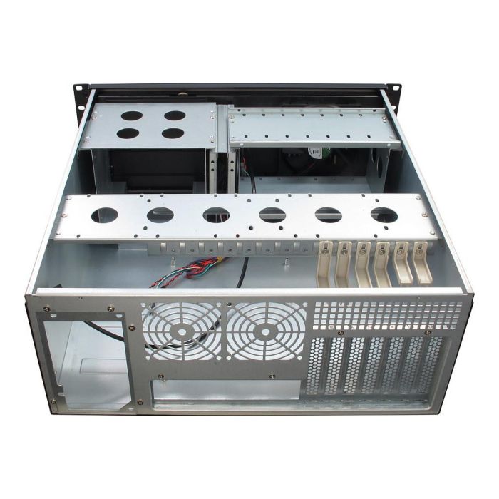 Inter-Tech 4U-IPC 4088-S Chasis Servidor Rack 4U ATX/Micro ATX/Mini-ITX Negro Acero 4