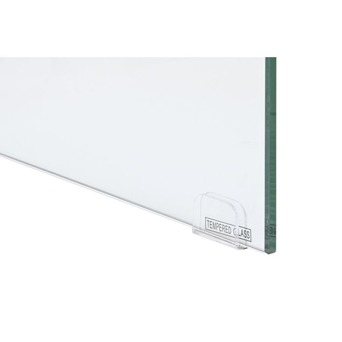 Escritorio DKD Home Decor Blanco Transparente Cristal Madera MDF 120 x 50 x 76 cm 5