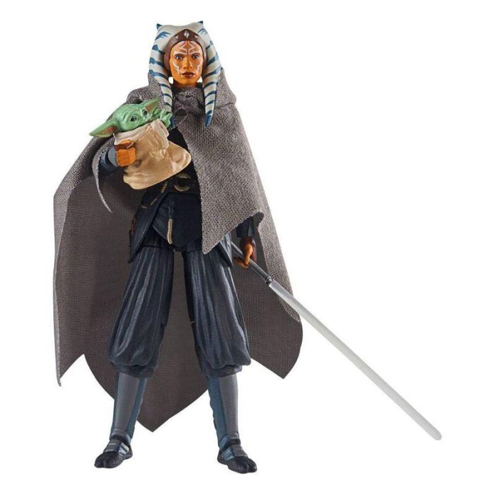 HASBRO Figura Ahsoka Tano and Grogu Vintage Collection Star Wars 10cm Articulada con Accesorios
