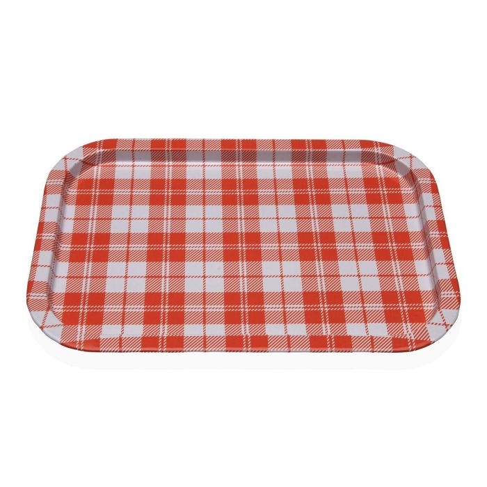 Bandeja Versa Vichy Naranja Metal 23 X 1,5 X 34 CM 0 Bandeja Versa Vichy Naranja Metal 23 X 1,5 X 34 CM 0