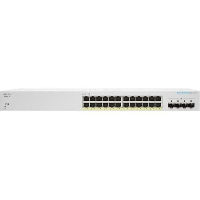 Cisco CBS220-24P-4G Switch Gestionado L2 Gigabit Ethernet PoE 24 Puertos Montaje Rack 1U 1 Cisco CBS220-24P-4G Switch Gestionado L2 Gigabit Ethernet PoE 24 Puertos Montaje Rack 1U 1