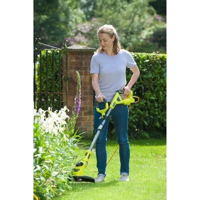 Ryobi RLT1831H25F Recortadora de bordes híbrida 18V con batería 2.5Ah y cargador, doble alimentación, ancho de corte 25-30cm 4 Ryobi RLT1831H25F Recortadora de bordes híbrida 18V con batería 2.5Ah y cargador, doble alimentación, ancho de corte 25-30cm 4