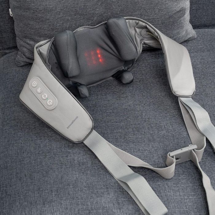 Masajeador de Cuello y Espalda 6D Recargable Silax InnovaGoods 5 Masajeador de Cuello y Espalda 6D Recargable Silax InnovaGoods 5
