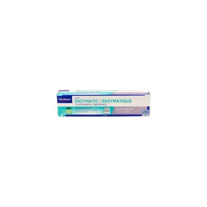 Virbac Pasta Dentífrica Enzimática para Perros y Gatos 70g - Reduce Sarro y Mal Aliento