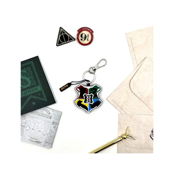 Wondee Llavero USB Harry Potter Hogwarts 32GB con Adaptador USB C 7