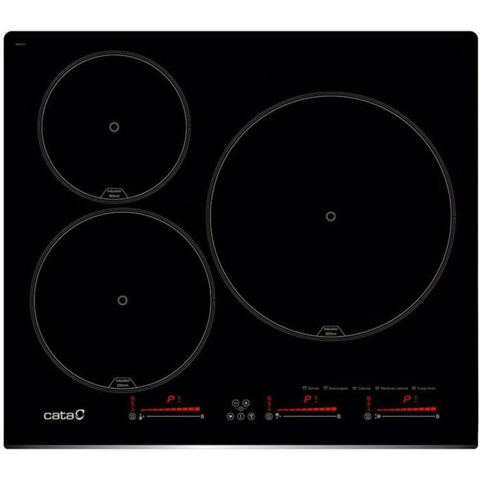 Placa de Inducción Cata INSB6003E2BK 60 cm 7100 W Placa de Inducción Cata INSB6003E2BK 60 cm 7100 W