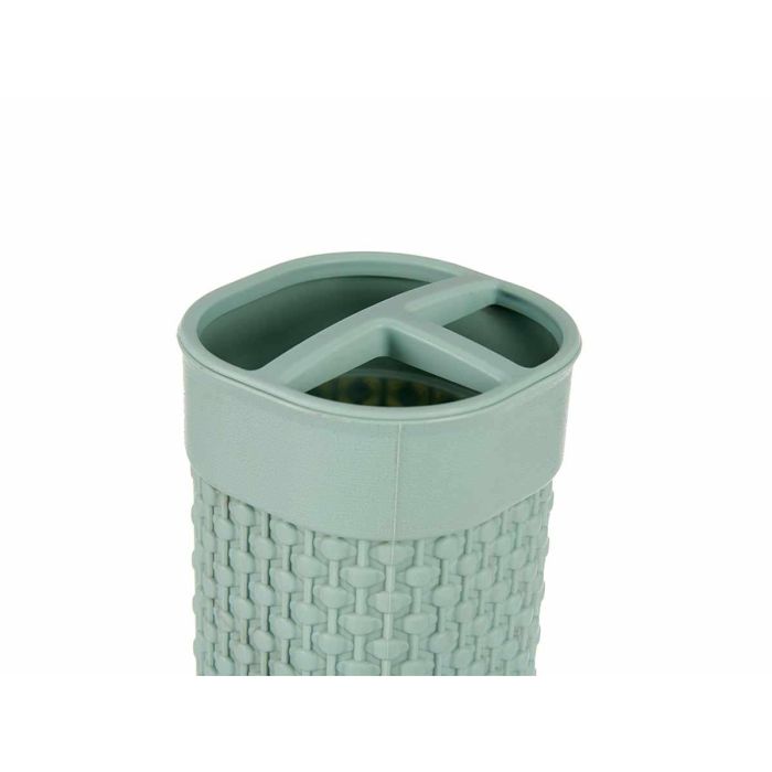 Set 3 Piezas Baño Verde Menta Plástico Berilo - 16.5x9x22.8 cm (12 Unidades) 3 Set 3 Piezas Baño Verde Menta Plástico Berilo - 16.5x9x22.8 cm (12 Unidades) 3